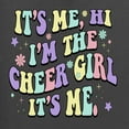 thumbnail image 6 of Wild Bobby Its Me I'm The Cheer Girl Unisex Crewneck Sweatshirt, 6 of 6