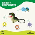 thumbnail image 4 of Wildlight Animal Carabiner Flashlight - Green T-Rex | Animal Keychain Lights, 4 of 6