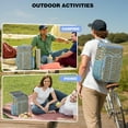 thumbnail image 4 of 20L Insulated Cooler Backpack for Camping Picnic Beach - Leakproof Soft Cooler Bag with High-Capacity Fits 26 Cans, Long-Lasting Insulation Keeps Food & Drinks Cold/Hot 20H, Perfect, 4 of 5