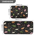 thumbnail image 3 of 2-Piece Kitchen Rugs Set Non-Slip Mats Carpet Floor for Kitchen, Bathroom (19.7"x27.6" & 19.7"x47.2") Colorful Swirl-shaped Candies, 3 of 7