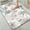 Abstract Floral Sketch, variant on 1pc Sea Turtle Pattern Bathroom Rug Bathroom Decor and Accessories- Durable,Anti Slip,And Quick Drying,Suitable For Indoor/outdoor Use - Perfect For Bathrooms,Bedrooms,Kitchens