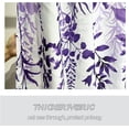 thumbnail image 5 of Floral Shower Curtain 72 x 72 Inch Purple Leave Shower Curtain for Bathroom Waterproof Plant Fabric Shower Curtains with Hooks Flower Botanical Bathroom Shower Curtain Sets, 5 of 6