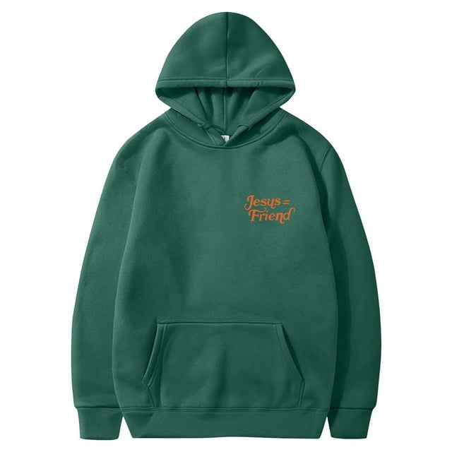 toraway Crewneck Sweatshirts Graphic Design Male Hoodie Design Long Sleeve Sweatshirt with Partial Print Hooded Large Size Pocket Sweatshirt Top M