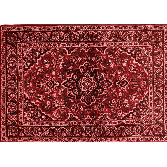 Ahgly Company Indoor Rectangle Persian Red Traditional Area Rugs, 2' x 4'