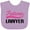 Lavender, variant on Inktastic Future Lawyer Boys or Girls Baby Bib