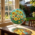 thumbnail image 6 of Acrylic Puzzles Floral Suncatcher Window Hanging, 83 Pieces 7.5 Inch Sun Catcher Puzzles Garden Decoration for Women Men Mom Birthday Gift Home Decor, 6 of 9