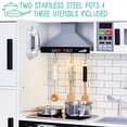 thumbnail image 3 of Lil’ Jumbl Kitchen Set for Kids, Pretend Wooden Play Kitchen, With Accessories, 3 of 5