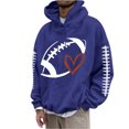 thumbnail image 4 of Lmnyox Oversized Print Sweatshirts for Men Loose Long Sleeve Fashion Drawstring Hoodies with Pocket Casual Pullover, 4 of 6