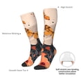 thumbnail image 4 of Balery Butterfly Floral Elegance Printed Novelty Socks Men's Women's Crew Socks Sports Socks Knee High Socks Cotton Socks Quirky and Cool Socks, 4 of 9