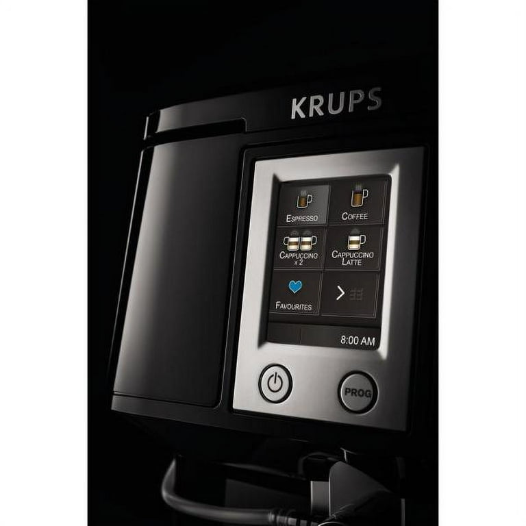 Krups 2-Cup Black Cappuccino Latte Espresso Machine Opio With Adjustable  Manual Settings XP320850 - The Home Depot