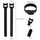 thumbnail image 2 of 120PCS Cable Ties Reusable Cable Management Cord Organizer 6 Inch Wire Straps for Home Office Electr, 2 of 5