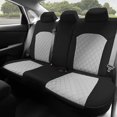 thumbnail image 4 of For 2019-2024 Kia Forte FH Group Neoprene Custom Fit Waterproof Car Seat Covers - Full Set Gray, 4 of 11