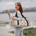 thumbnail image 6 of Fuzoiu Leopard Print Print Travel Duffle Bag,Carry On Tote Bags,Duffel Bag,Sport Gym Bag, Hospital Bag for Labor and Delivery, Overnight Bag,Luggage Bag, 6 of 7
