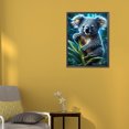 thumbnail image 2 of (NH4040) Resina La Serie Animal Koala Con Diamantes Completos 30*40CM, 2 of 9