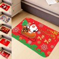 thumbnail image 2 of Christmas New Year Holiday Elk Elderly Floor Mat Door Mat Anti-slip Carpet Floor Bathroom Mat V7D9 I0Y6, 2 of 8