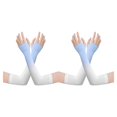 thumbnail image 2 of Mangas de brazo Sonducket protección Refrigeración Hielo Seda unisex azul degradado blanco 2piezas, 2 of 6