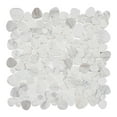 thumbnail image 2 of Oasis Halo Gray Pebble Stone Look Natural Stone Mosaic Wall and Floor Tile, 2 of 8