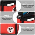 thumbnail image 5 of Disney Mickey Mouse Character Face 16.5" Adult Black & Orange  Backpack, 5 of 7