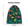 thumbnail image 4 of Sikiie Colorful Dinosaurs Toddler Beanie Kids Beanie Hat Warm Winter Hats for Boys Girls Knit Cap, 4 of 7