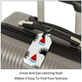 thumbnail image 3 of Square 2Pack PU Leather Watermelon Cruise Luggage Tag with Privacy Cover and Name ID Tag for Travel Handbags Backpacks Luggage Tags, 3 of 6