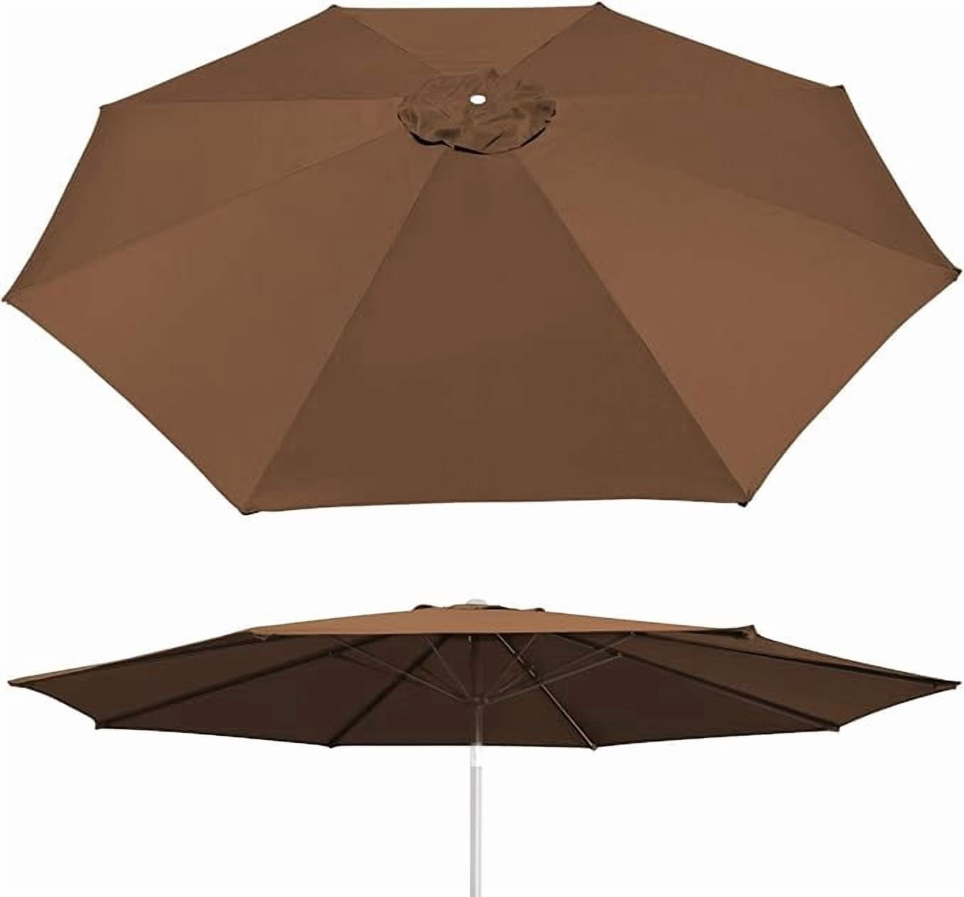 SOLAXO 10' Umbrella Canopy Top Cover Patio Replacement Top Cover 8 Ribs Outdoor Sunshade