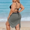 thumbnail image 4 of Yourumao Spaghetti Strap Wrap Dresses for Women Butterfly Beach Cover Up Comfy Solid Bathing Suits Coverups for Lounge Summer, 4 of 9