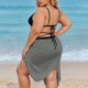 thumbnail image 4 of Playa de las Mujeres Cubre-Ups Sheer Chiffon Sarong con Correa Ajustable Alta Hendidura Que Fluye Envoltura Drapeada para Piscina, 4 of 9