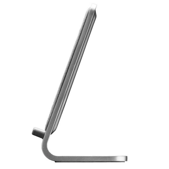 BEZALEL Altair 10W Fast Wireless Charging Tilt Stand Charger compatible for iPhone 11/11 Pro/11 Pro Max/XS/XS Max/XR/X/8/8 Plus, Galaxy S10/S9, Note 10/9/8, Sony, LG, Pixel 4/4 XL (Full-body Aluminum)