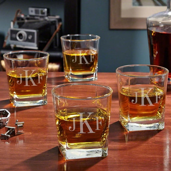 Rutherford Personalized Whiskey Glasses