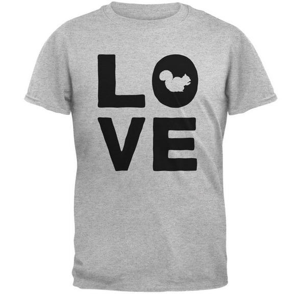 Squirrel Love Mens T Shirt Heather MD
