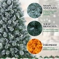 thumbnail image 2 of 120cm Full Hard Needle Christmas Tree - Premium Indoor Holiday Decor, 2 of 9
