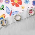 thumbnail image 4 of Homewish Cute Butterfly Blackout Curtains Set of 2 (52x84 Each),Kawaii Colorful Floral Window Curtains,Bohemian Style Curtains and Drapes For Girls Teens,Luxury Bedroom Decor, 4 of 6