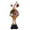Reindeer, variant on Christmas Sitting Santa Claus Snowman Reindeer Christmas Ornament Long Legs Table Fireplace Decor Home Decoration Christmas Figurines Plush Doll