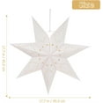 thumbnail image 2 of NOGIS 45cm Paper Star Lantern Lampshade Hollow Out Paper Star Lanterns for Christmas Xmas Wedding Party Home Hanging Decorations, 2 of 7