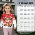 thumbnail image 7 of Uorisanigo Toddler Girls Sweatshirt Soft Kids Christmas Elk Snowflake Pullover Sweater Long Sleeve Crewneck Sweaters Shirts with Ruffled Shoulders Fall Fashion Size 3-4, 7 of 7
