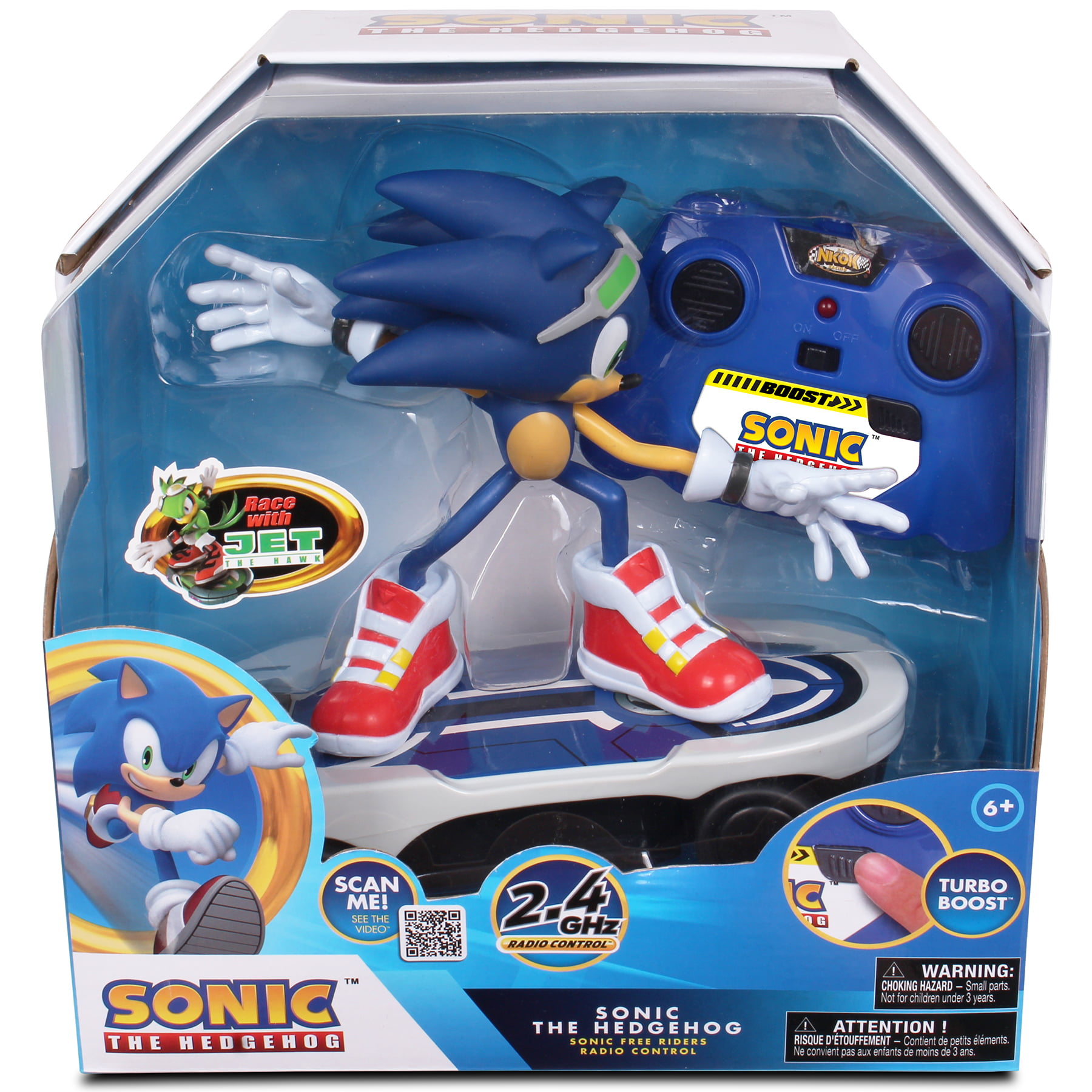 Age Sonic Free Riders Sonic The Hedgehog RC Remote Control Skateboard Nikok 6 