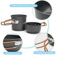 thumbnail image 4 of Camping Camping Cookware Portable Mess Kit Camping Pot and Pans Cooking Set, 4 of 7