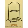 thumbnail image 4 of Wrought Iron Two Tier Buffet Stand or Food Storage Stand With Removable Baskets, 4 of 5