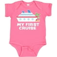 thumbnail image 3 of Inktastic My First Cruise with Cruise Ship and Palm Trees Boys or Girls Baby Bodysuit, 3 of 5