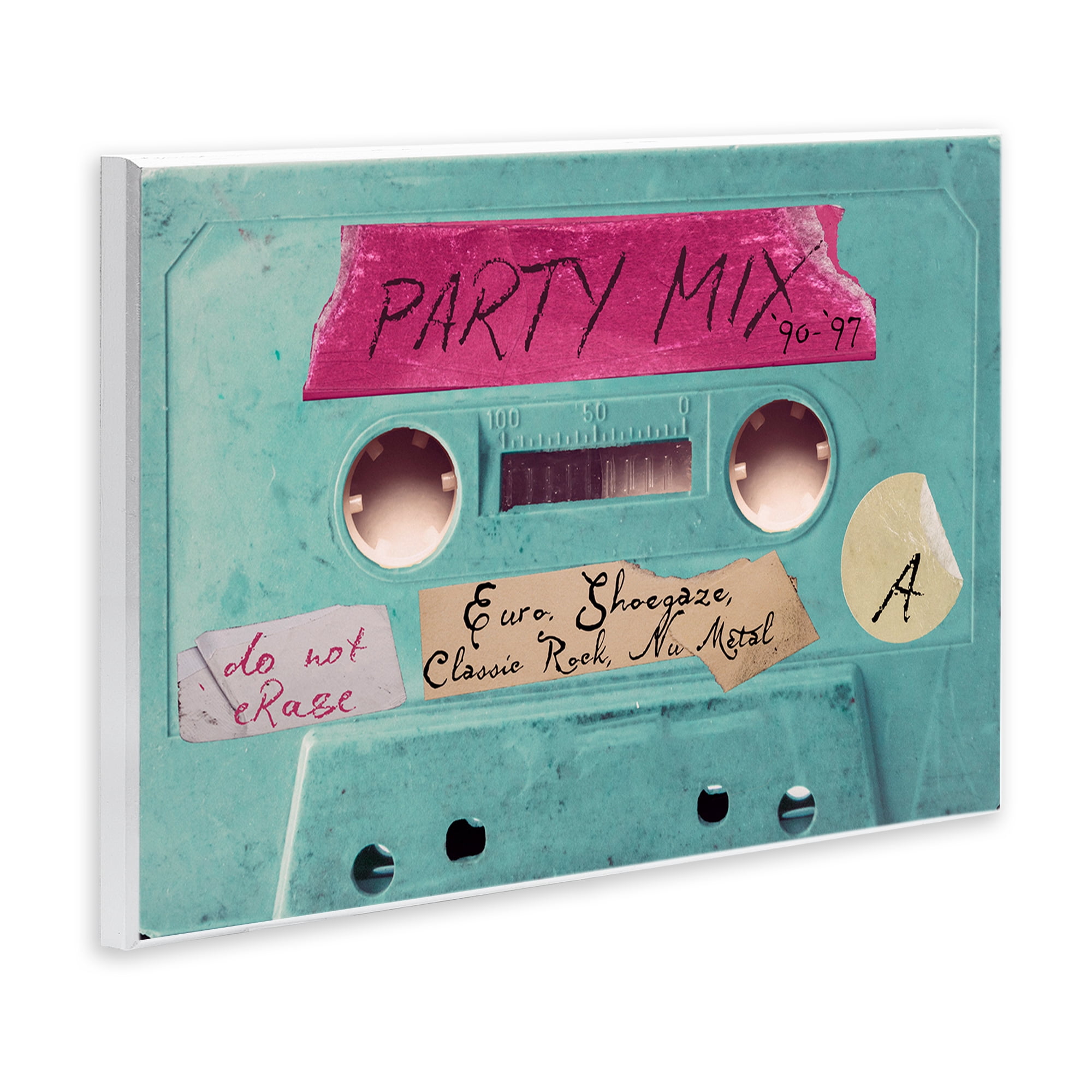 Stupell Industries Retro Party Mix Cassette Wall Plaque Art, design by Annabelle Hall