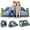 Snow Mountain, variant on Costway 13 PCS Modular Kids Play Couch, Multifunctional Convertible Kids Sofa Furniture Dinosaur