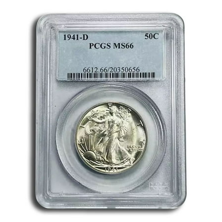 1941-D Walking Liberty Half Dollar MS-66 PCGS