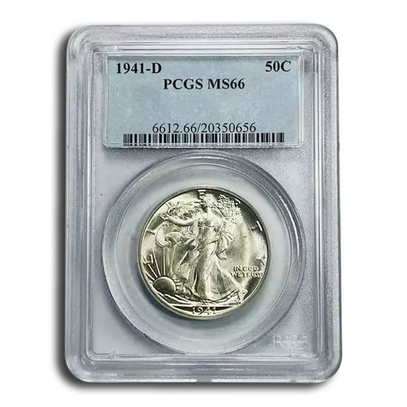 1941-D Walking Liberty Half Dollar MS-66 PCGS