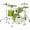Green, variant on PDP New Yorker 4-Piece Drum Set, Green