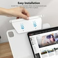 thumbnail image 2 of Soporte de Lápiz Mágico Compatible con Teclado Mágico, Apple Pencil Pro/Apple 2ª Generación Compatible. (Blanco) Blanco, 2 of 5