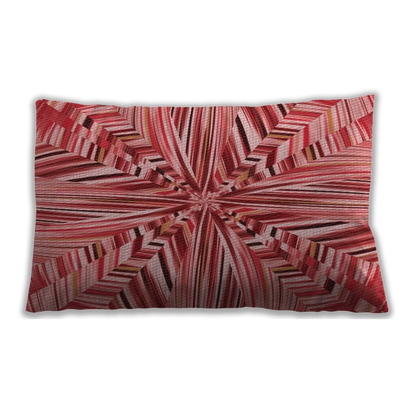 Ahgly Company Indoor Rectangular Contemporary Lumbar Throw Pillow, 13 inch by 19 inch