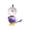 Purple, variant on Eolstice Cute Bird Night Light, Cartoon Little Bird Bedside Sleep Lamp, Eye Protection Reading Light for Kids and Student Dorm, Button Battery Operated,Pink