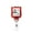 O type, variant on Convenient Retractable Badge Holder Blood Type Badge Reel Halloween Themed Badge Holder Suitable for Nurses and Doctors