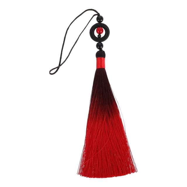 Borla de espada ligera, borla china para coche, borla para bolsa de espada, decoración china, borla de espada colgante, decoración de borla de espada de esgrima