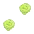 thumbnail image 4 of Jumpingount Bufanda cuadrada Pañuelo de gasa Accesorios de tela Adornos para el cabello Accesorio de fiesta colorido para representaciones verde brillante 60*60cm 2piezas, 4 of 6
